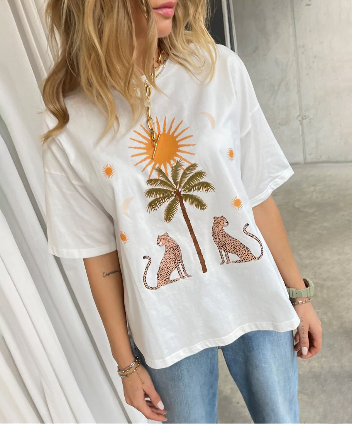 White Running Wild T-Shirt