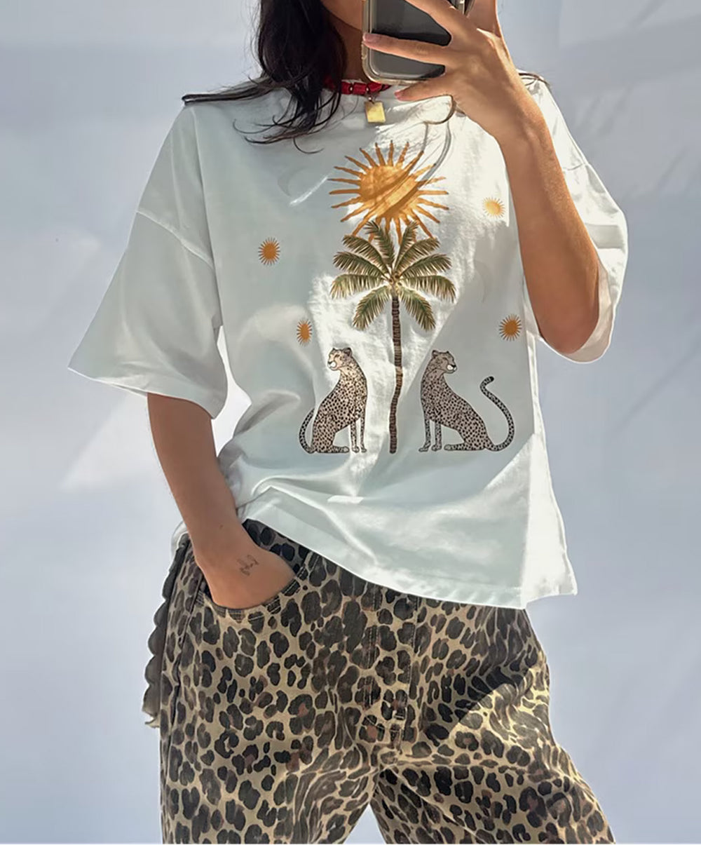 White Running Wild T-Shirt
