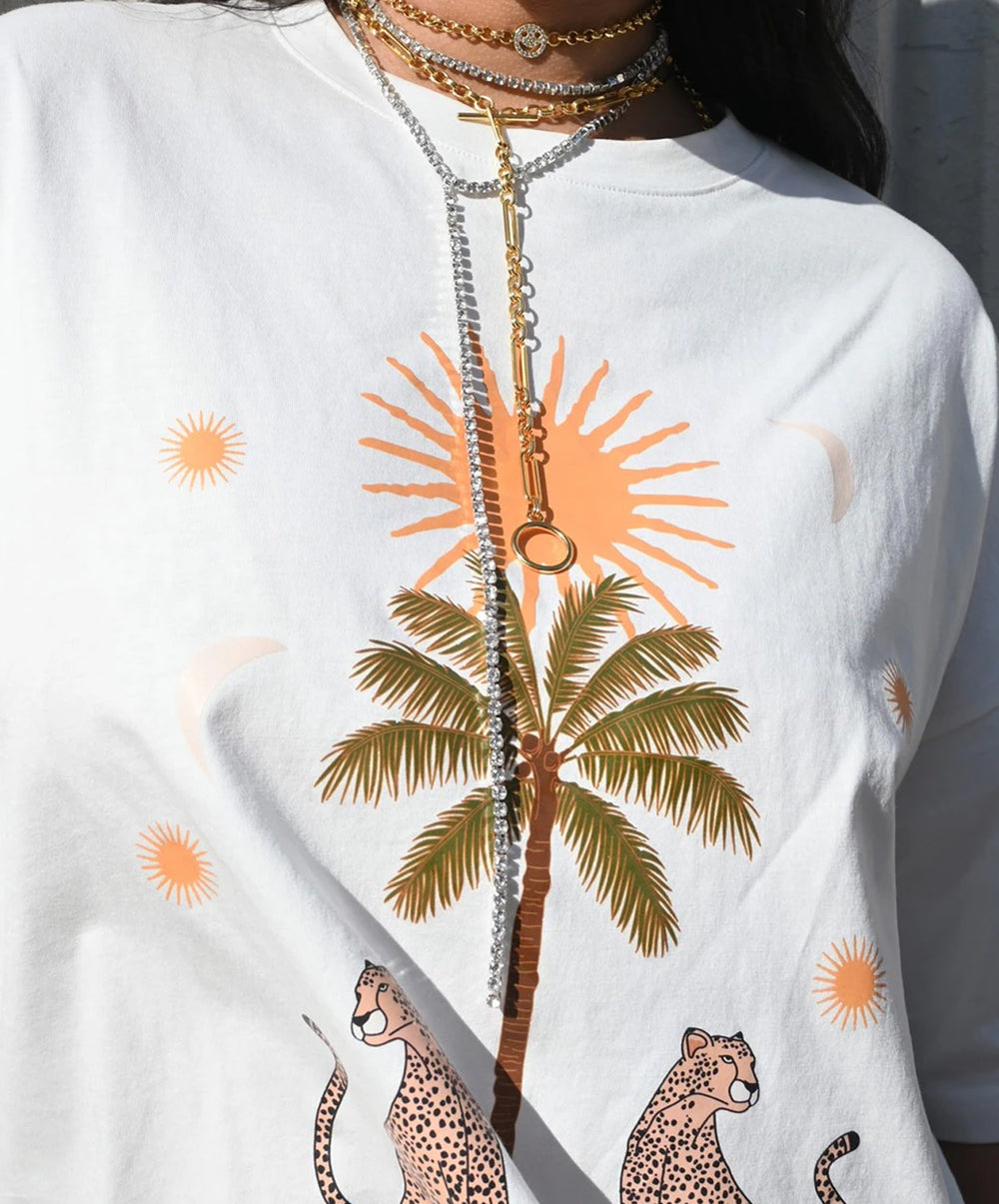 White Running Wild T-Shirt