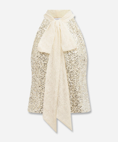 Sequin Lily Top