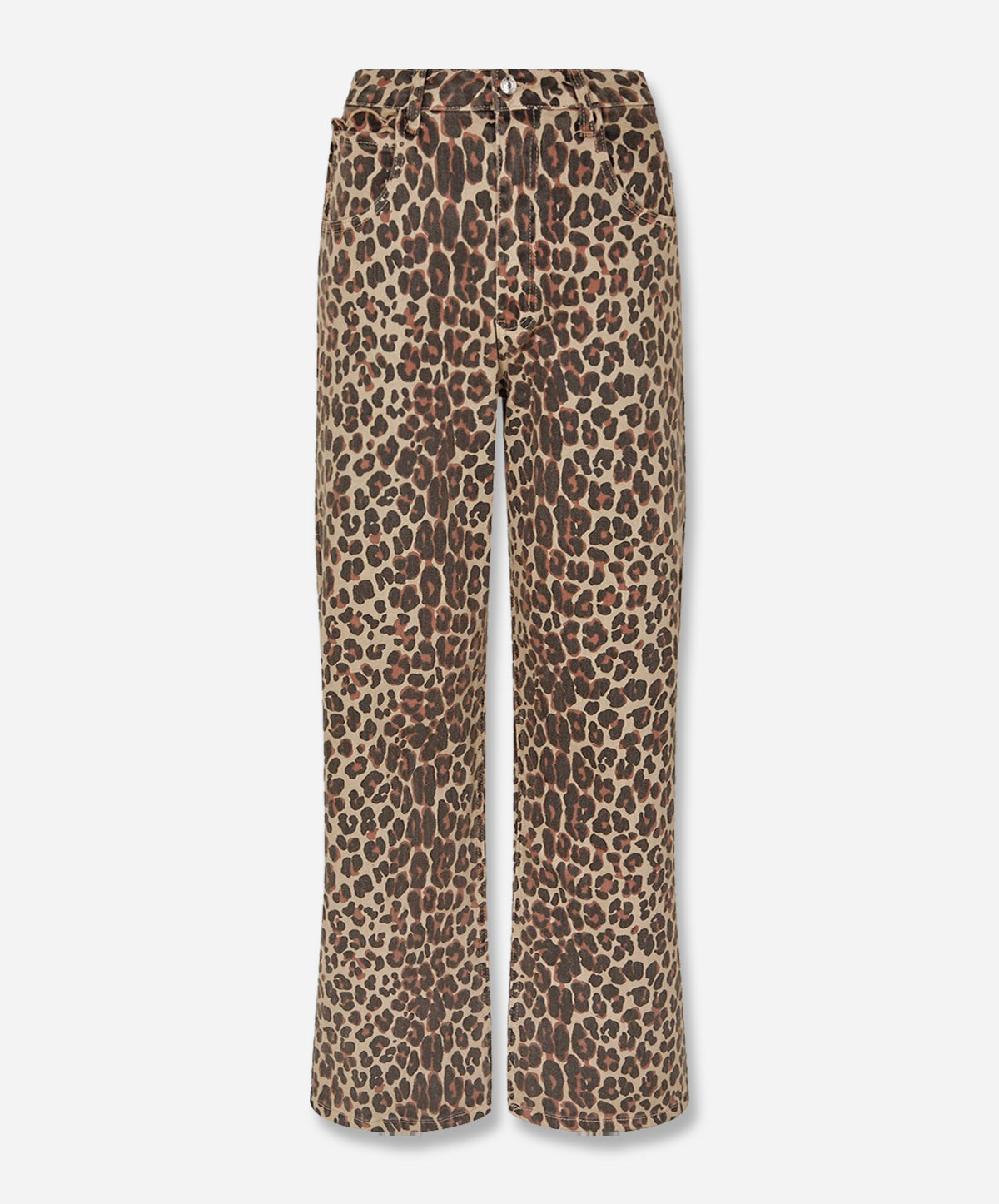 Leopard Lucia Scallop Detail Jeans