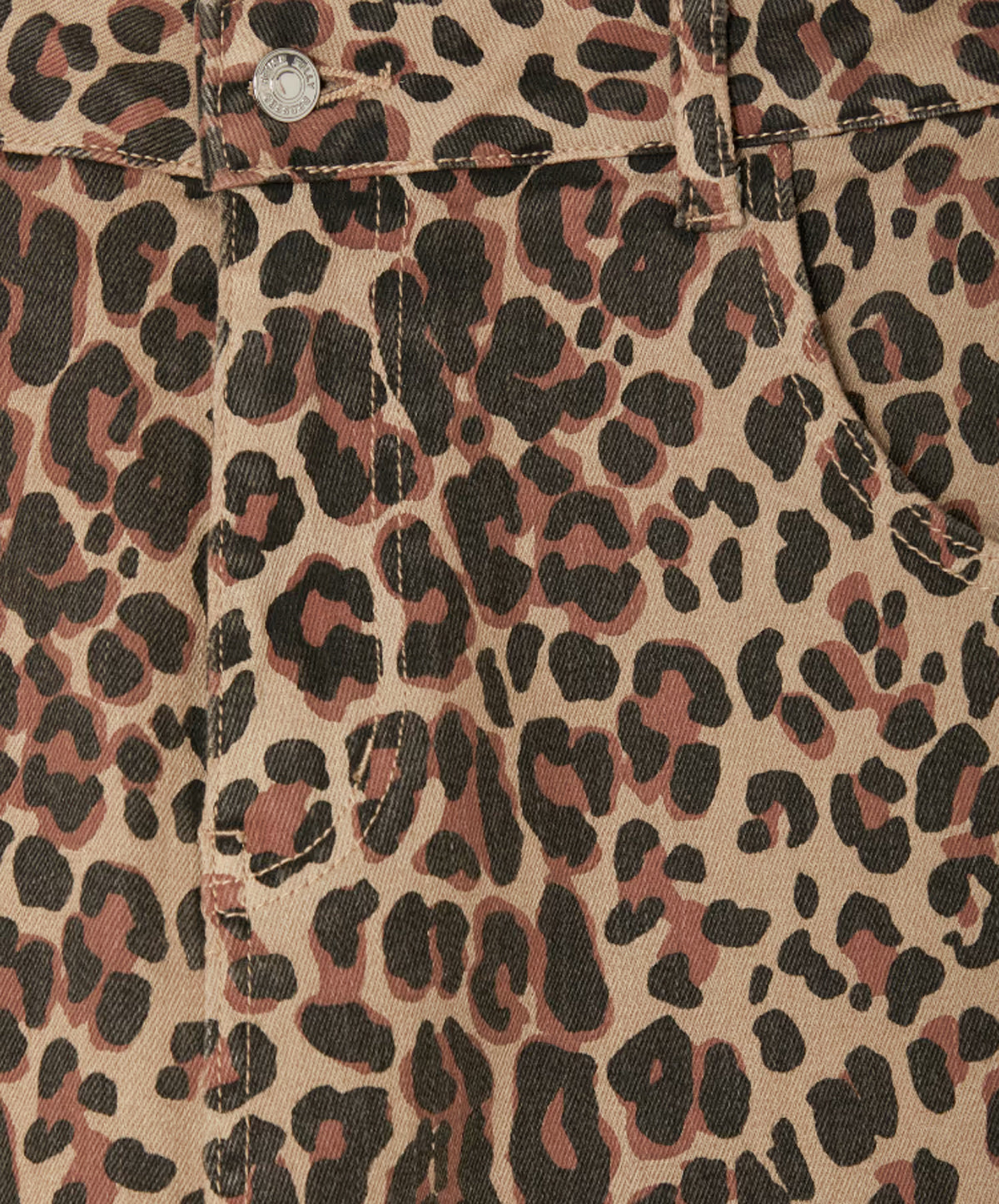 Leopard Lucia Scallop Detail Jeans