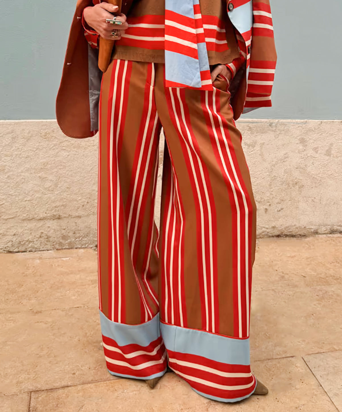 Multi Stripe Marnie Trousers