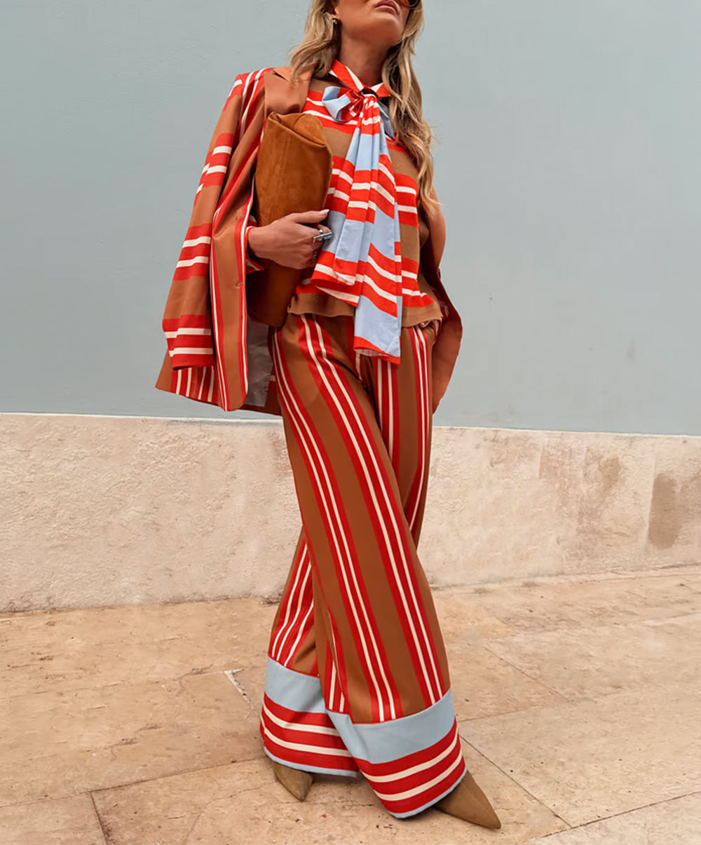 Multi Stripe Marnie Trousers