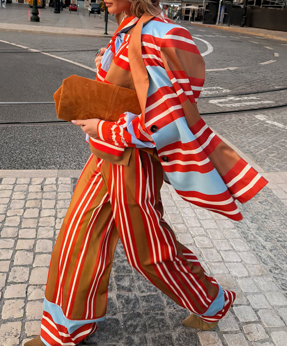 Multi Stripe Marnie Trousers