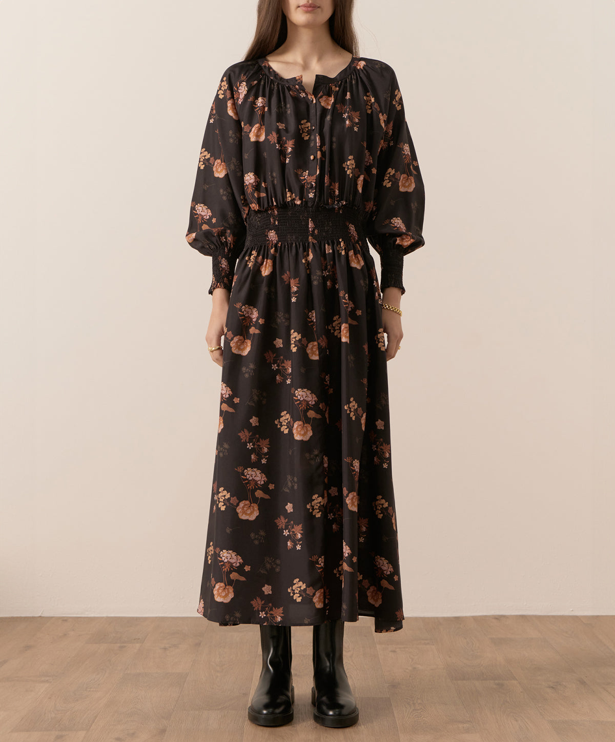 Lila Shirred Dress