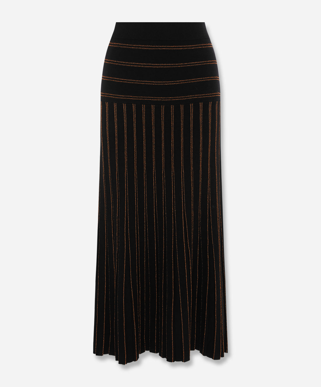 Gizelle Lurex Pleat Skirt