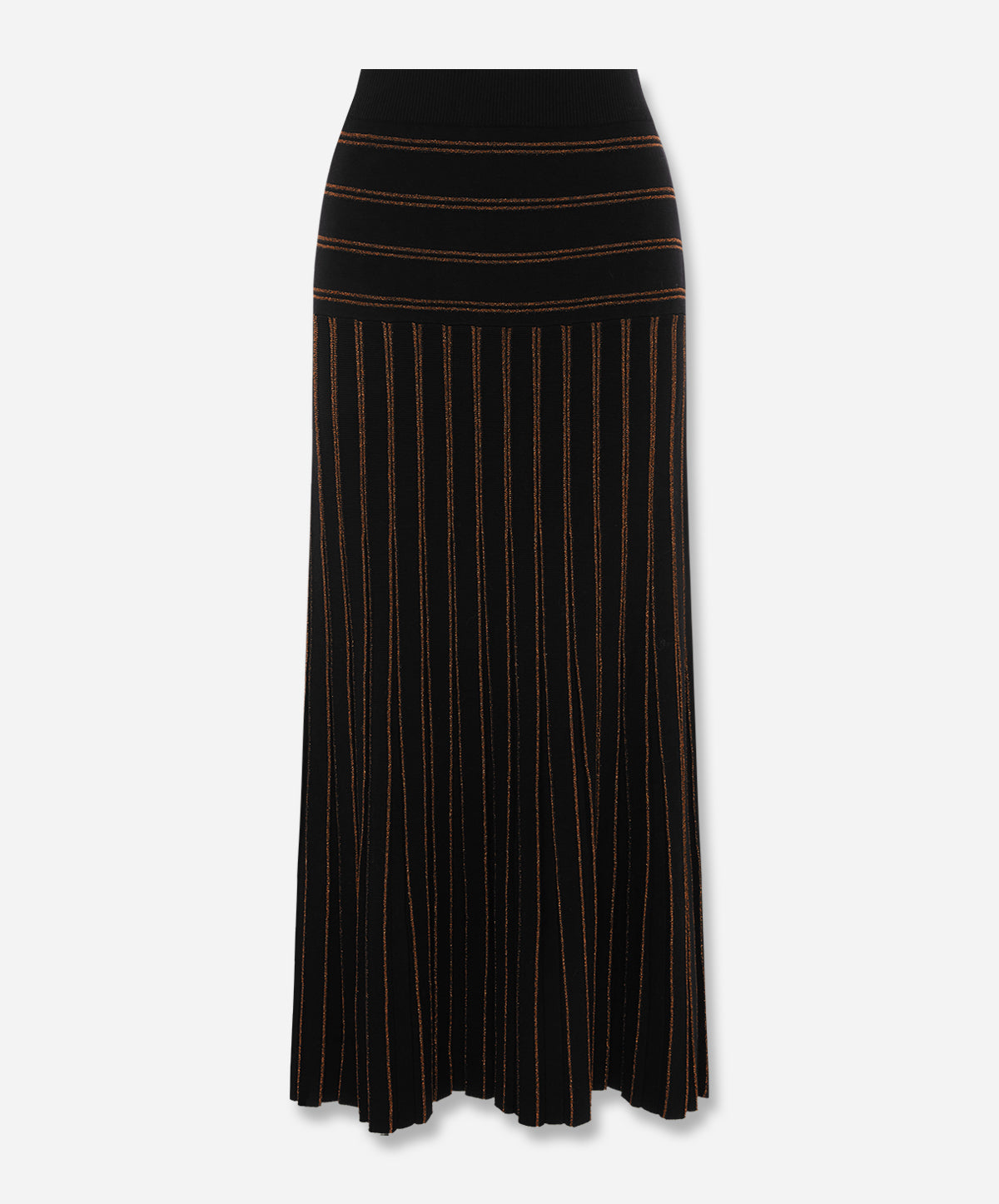 Gizelle Lurex Pleat Skirt