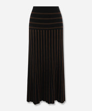 Load image into Gallery viewer, Gizelle Lurex Pleat Skirt