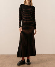 Load image into Gallery viewer, Gizelle Lurex Striped Knit
