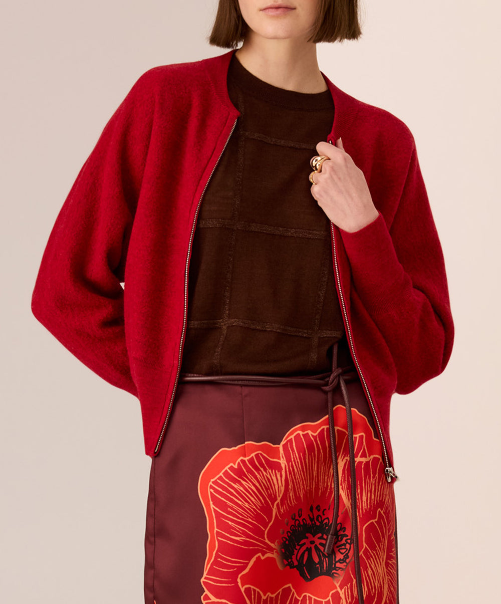 Wyatt Boiled Wool Bomber