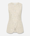 Cream Pinstripe