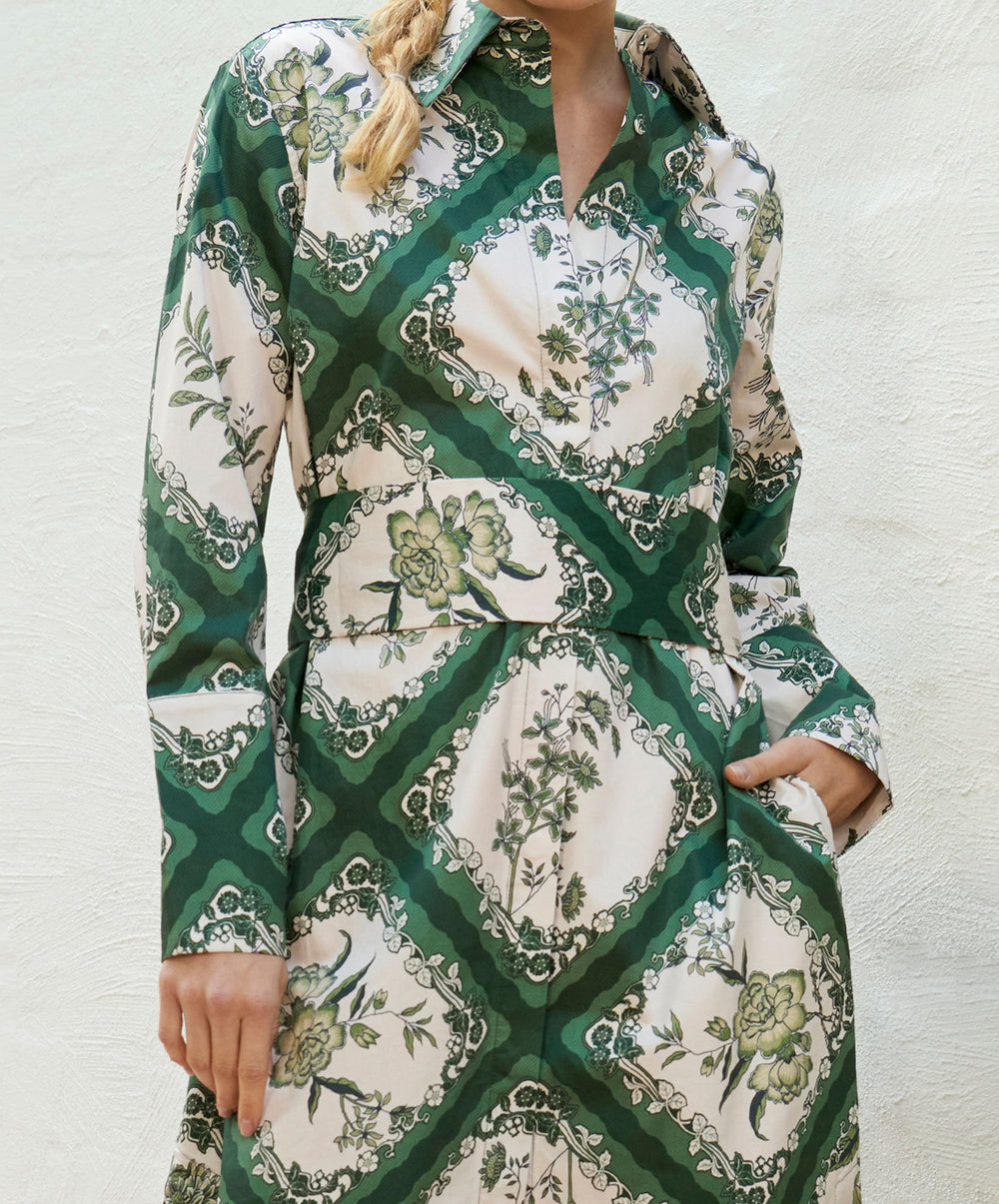River Dahlia Shirt Dress
