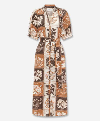 Taylor Botanical Ankle Dress