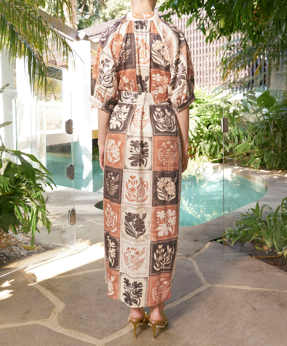 Taylor Botanical Ankle Dress