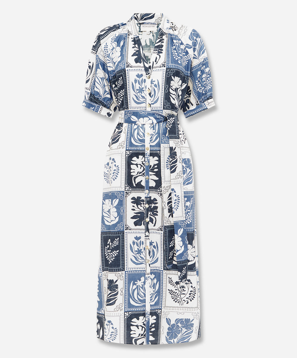 Taylor Botanical Ankle Dress