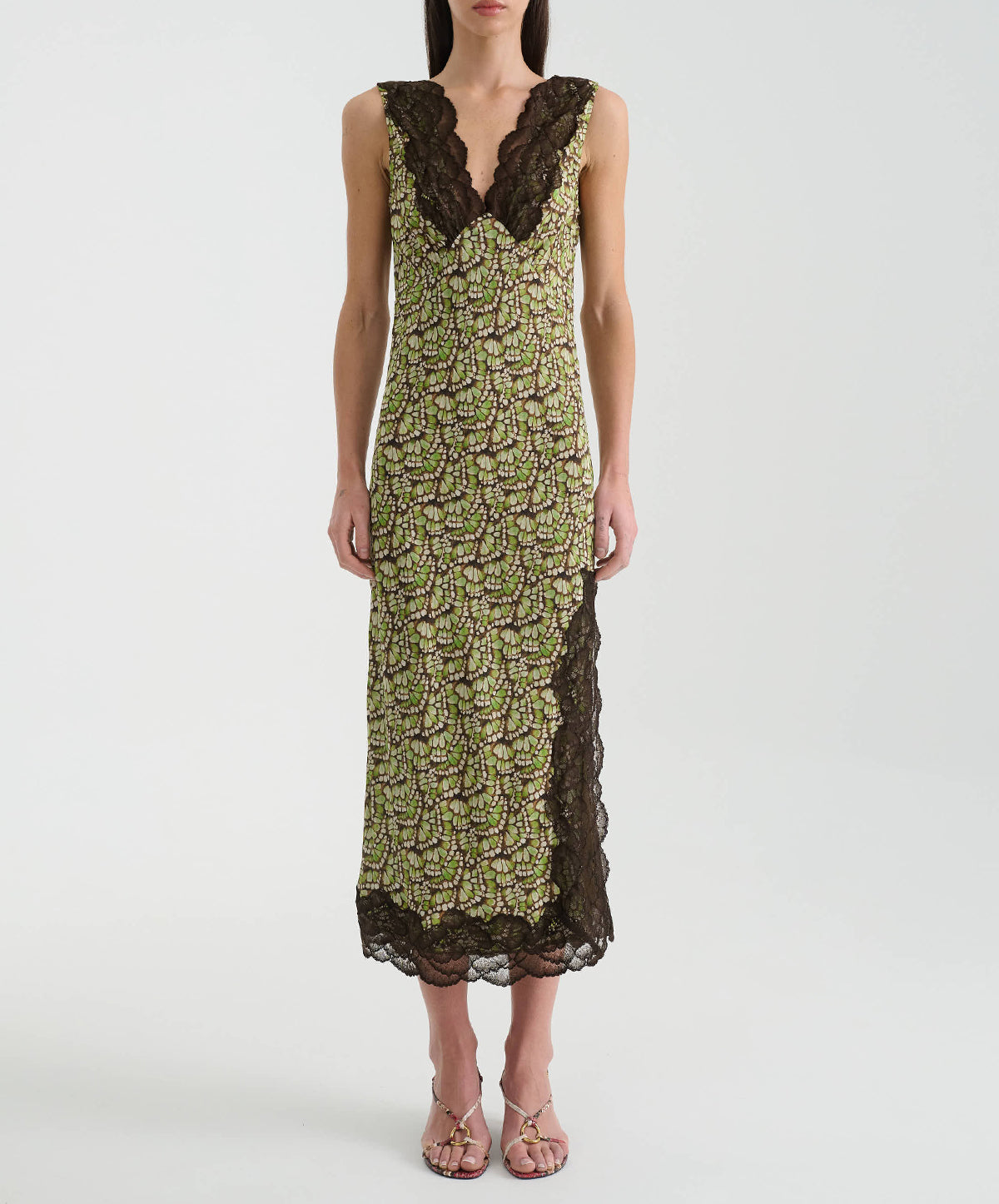 Annie Silk Midi Dress