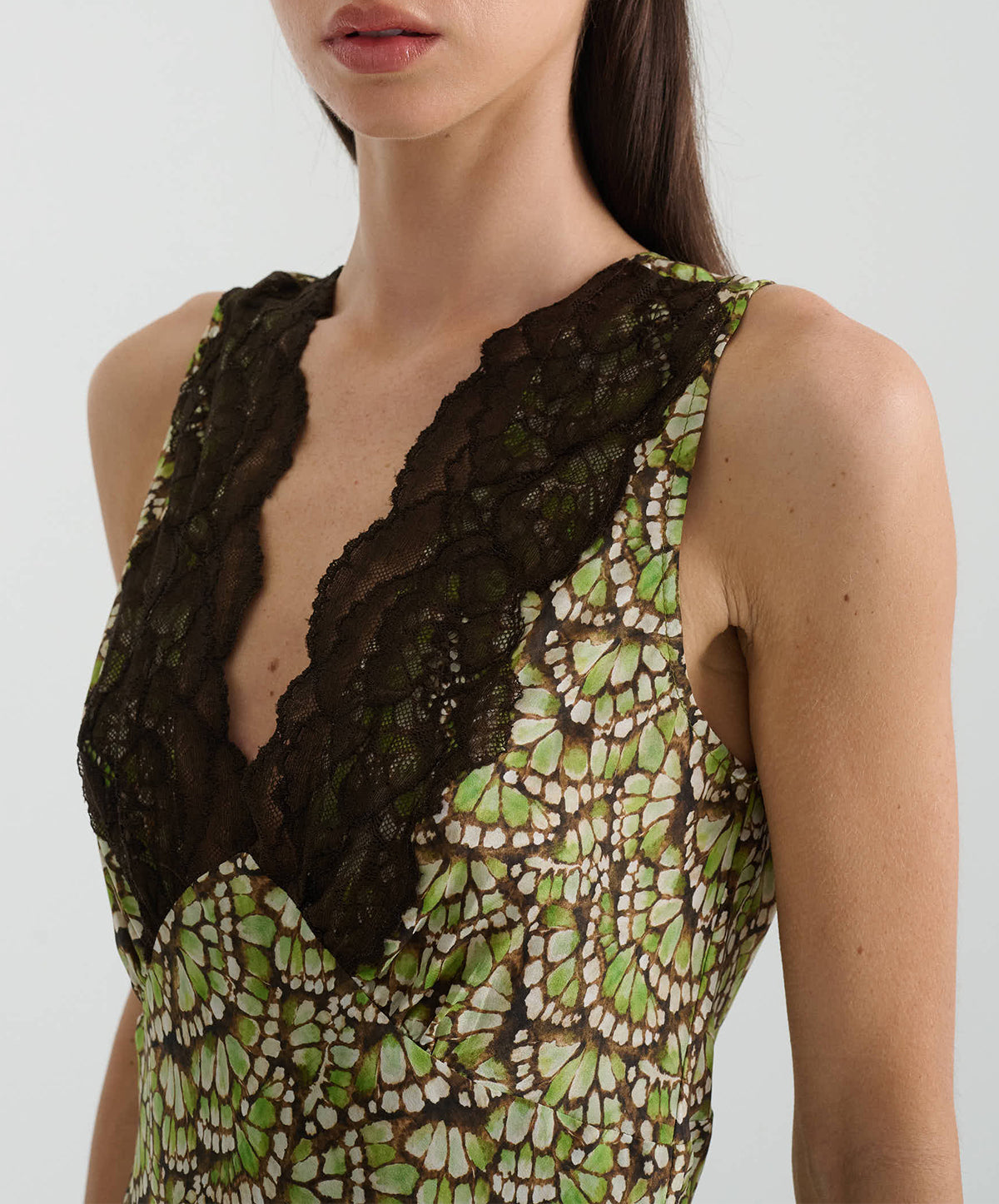 Annie Silk Midi Dress