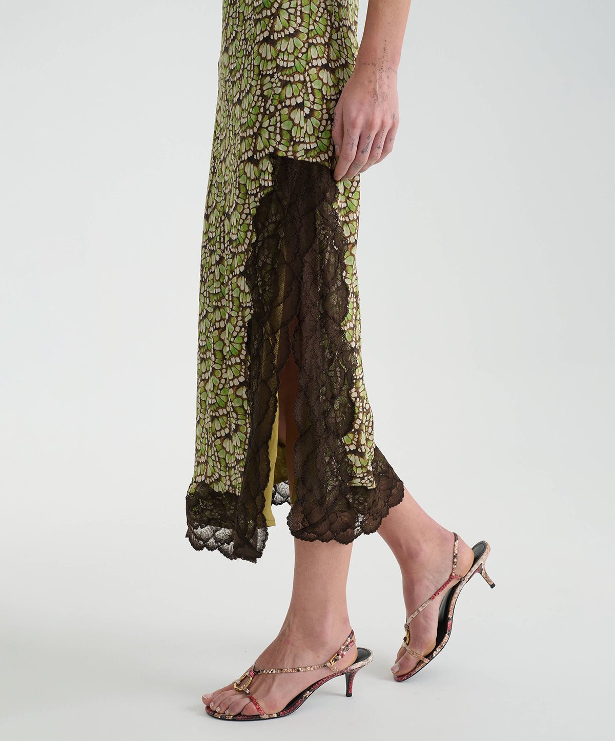 Annie Silk Midi Dress