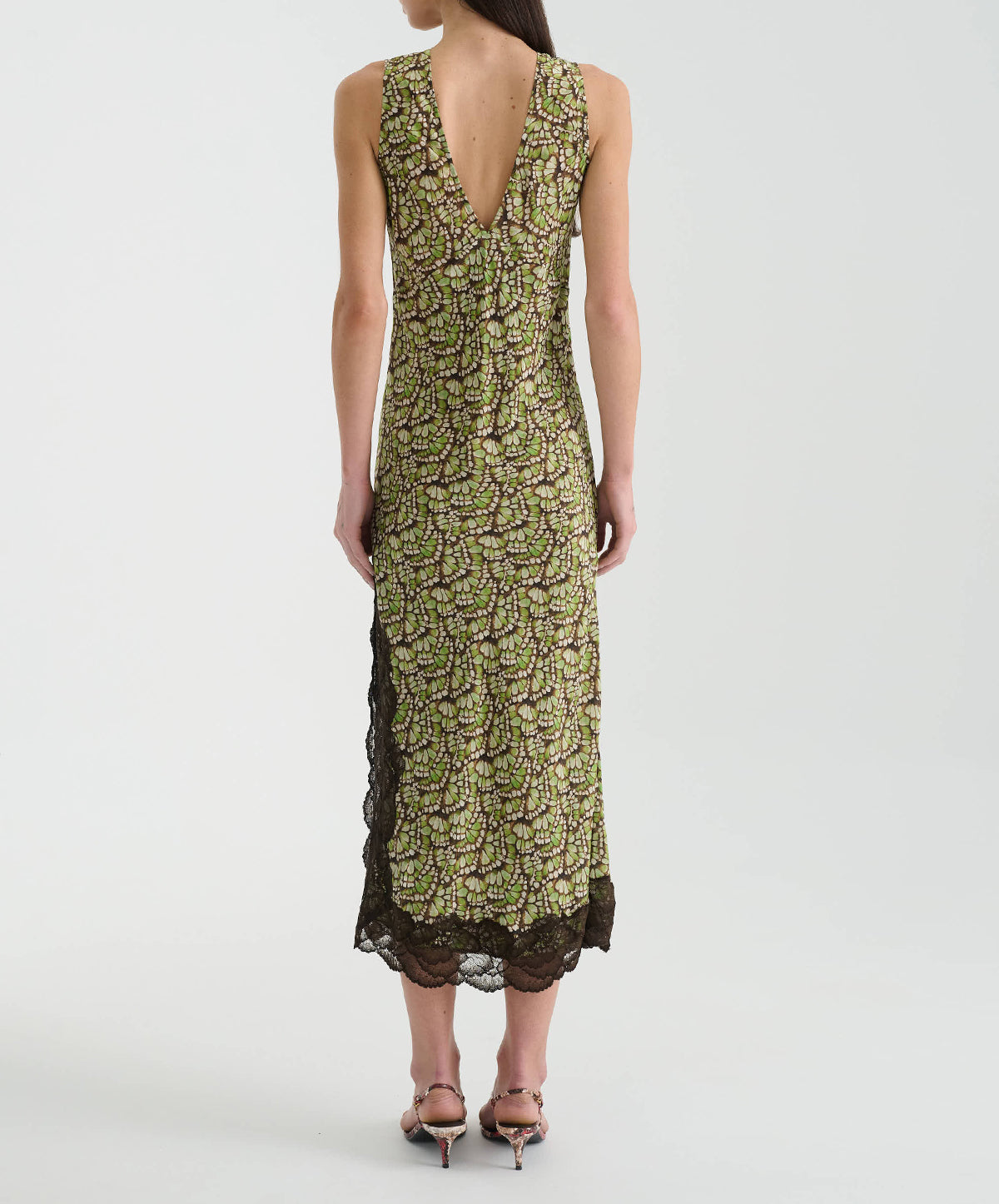 Annie Silk Midi Dress