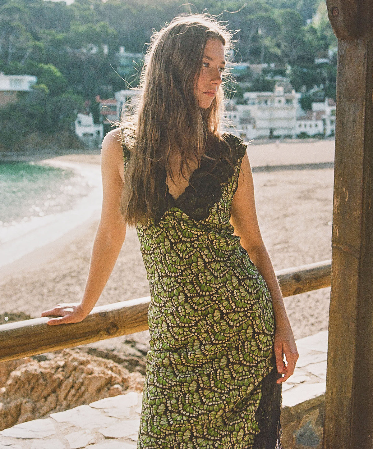 Annie Silk Midi Dress
