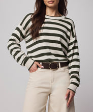 Load image into Gallery viewer, Georgie Cashblend Stripe Pullover Sweater