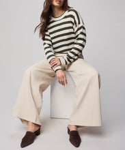 Load image into Gallery viewer, Georgie Cashblend Stripe Pullover Sweater