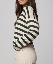Load image into Gallery viewer, Georgie Cashblend Stripe Pullover Sweater