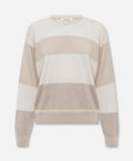 Pale Oak Heather/Camel Stripe