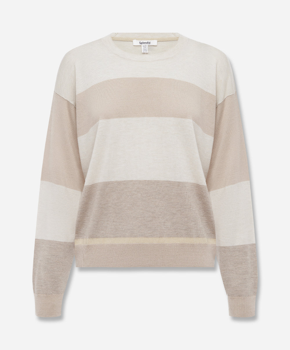 Georgie Pale Oak Stripe Sweater
