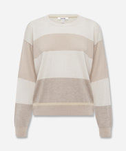 Load image into Gallery viewer, Georgie Pale Oak Stripe Sweater