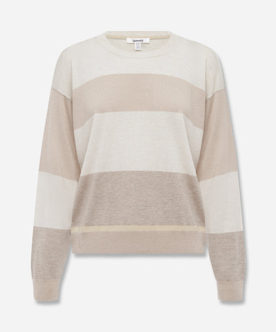 Georgie Pale Oak Stripe Sweater