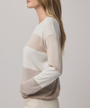 Load image into Gallery viewer, Georgie Pale Oak Stripe Sweater