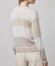 Load image into Gallery viewer, Georgie Pale Oak Stripe Sweater