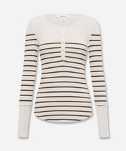 Load image into Gallery viewer, Thermal Forever Stripe Henley