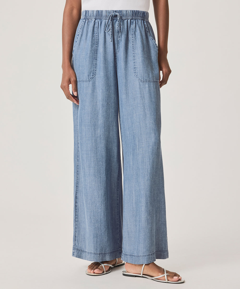 Angie Indigo Palazzo Pant