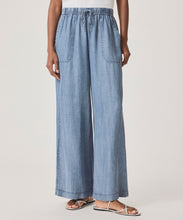 Load image into Gallery viewer, Angie Indigo Palazzo Pant