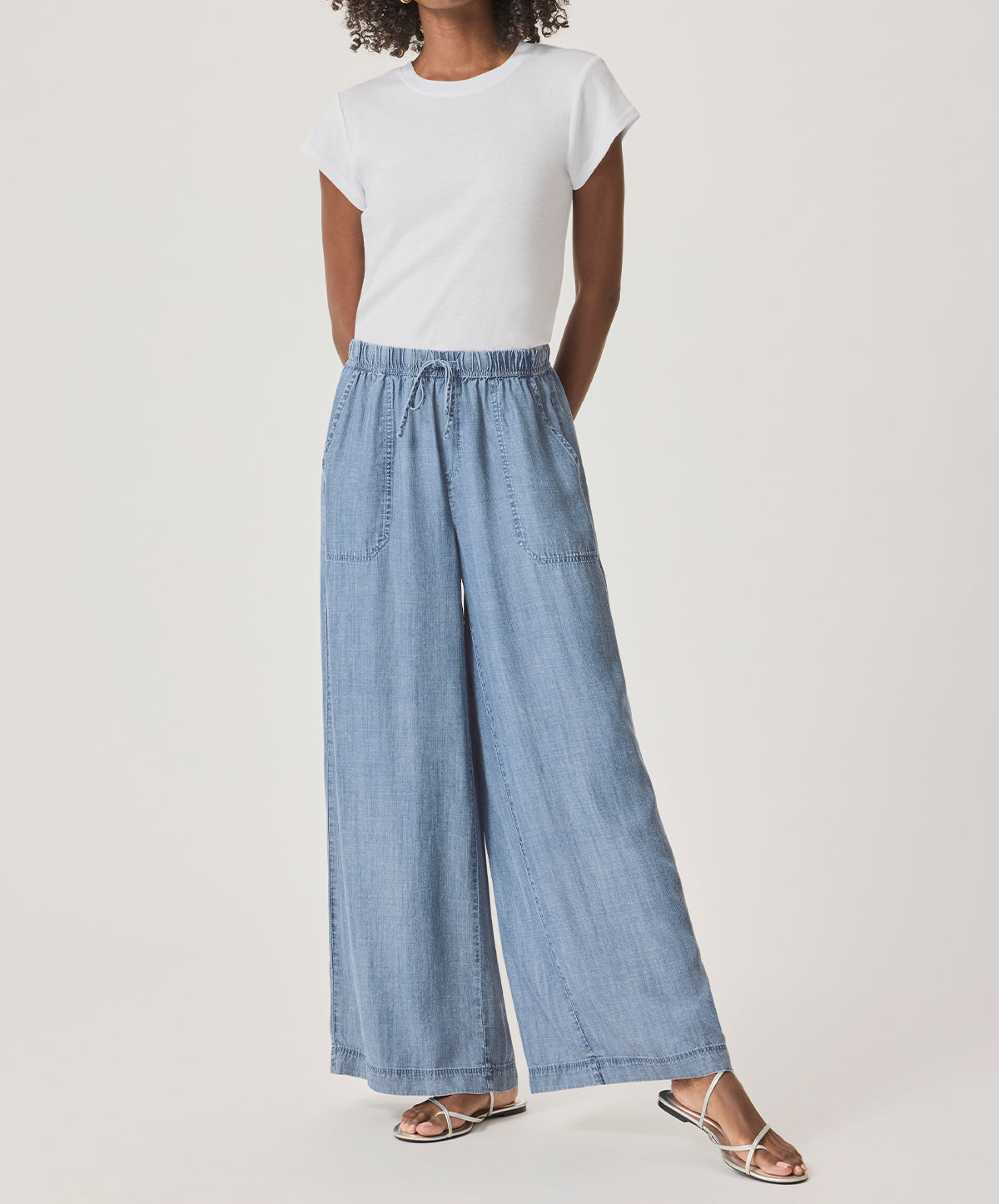 Angie Indigo Palazzo Pant