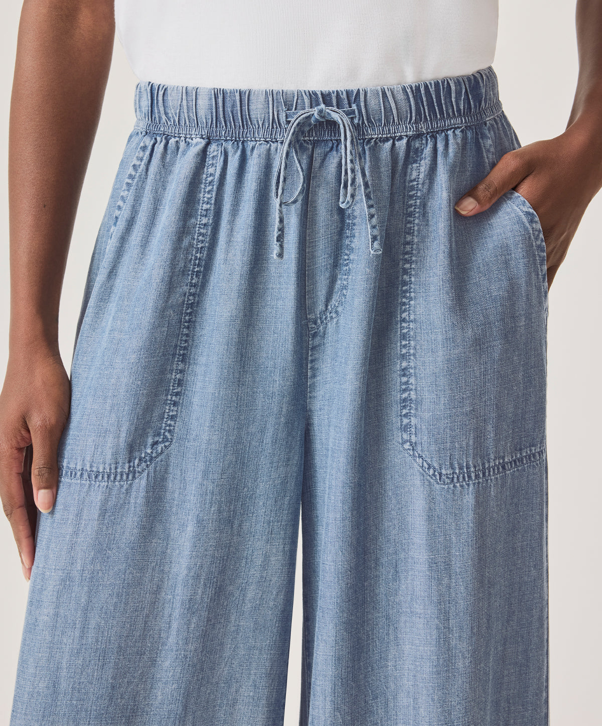 Angie Indigo Palazzo Pant