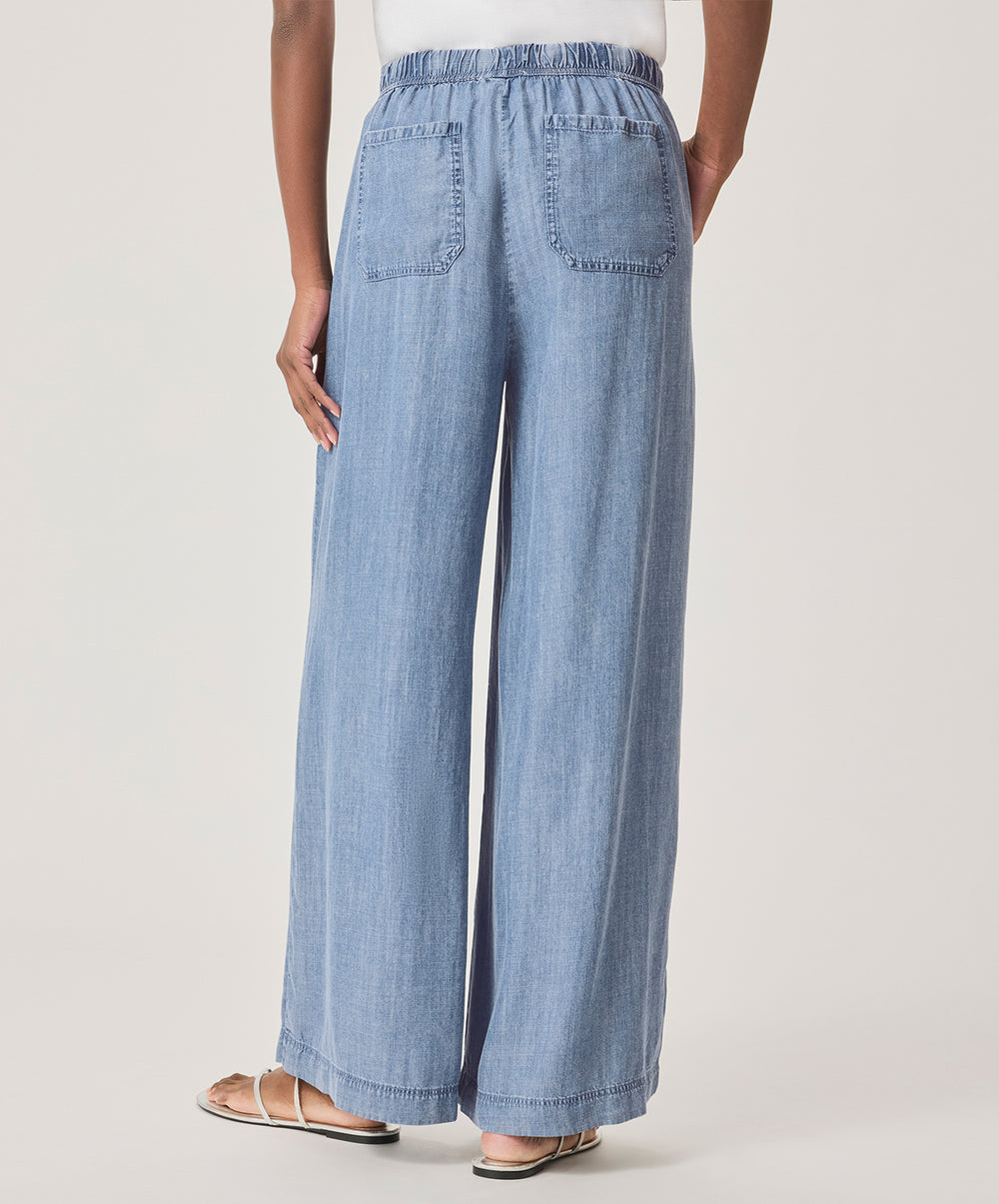 Angie Indigo Palazzo Pant
