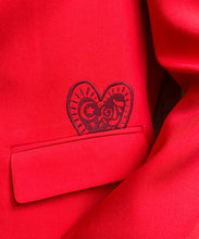 Load image into Gallery viewer, Red Sundazed Romance Blazer