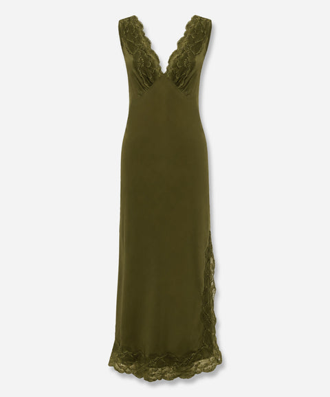 Annie Silk Midi Dress