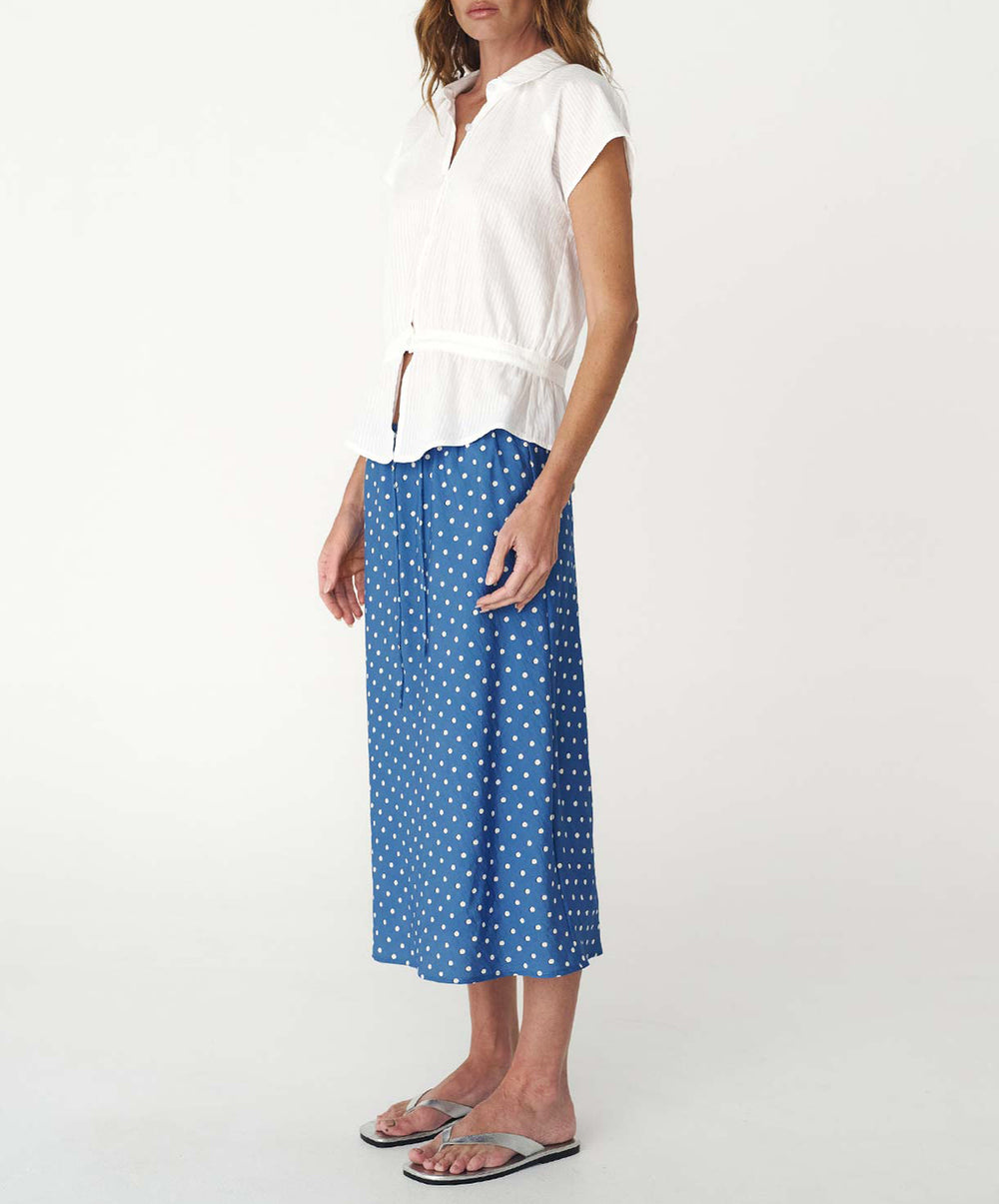 Frannie Silk Midi Skirt