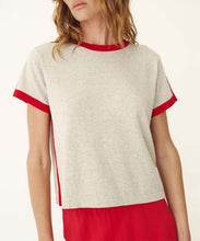 Load image into Gallery viewer, Rania Contrast Knit Tee