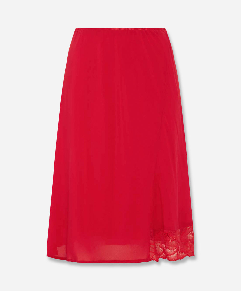 Tessa Silk Midi Skirt