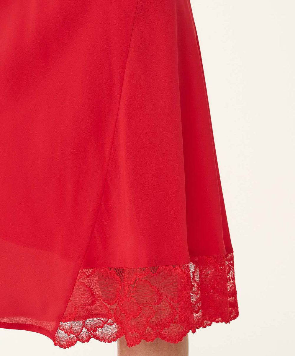 Tessa Silk Midi Skirt