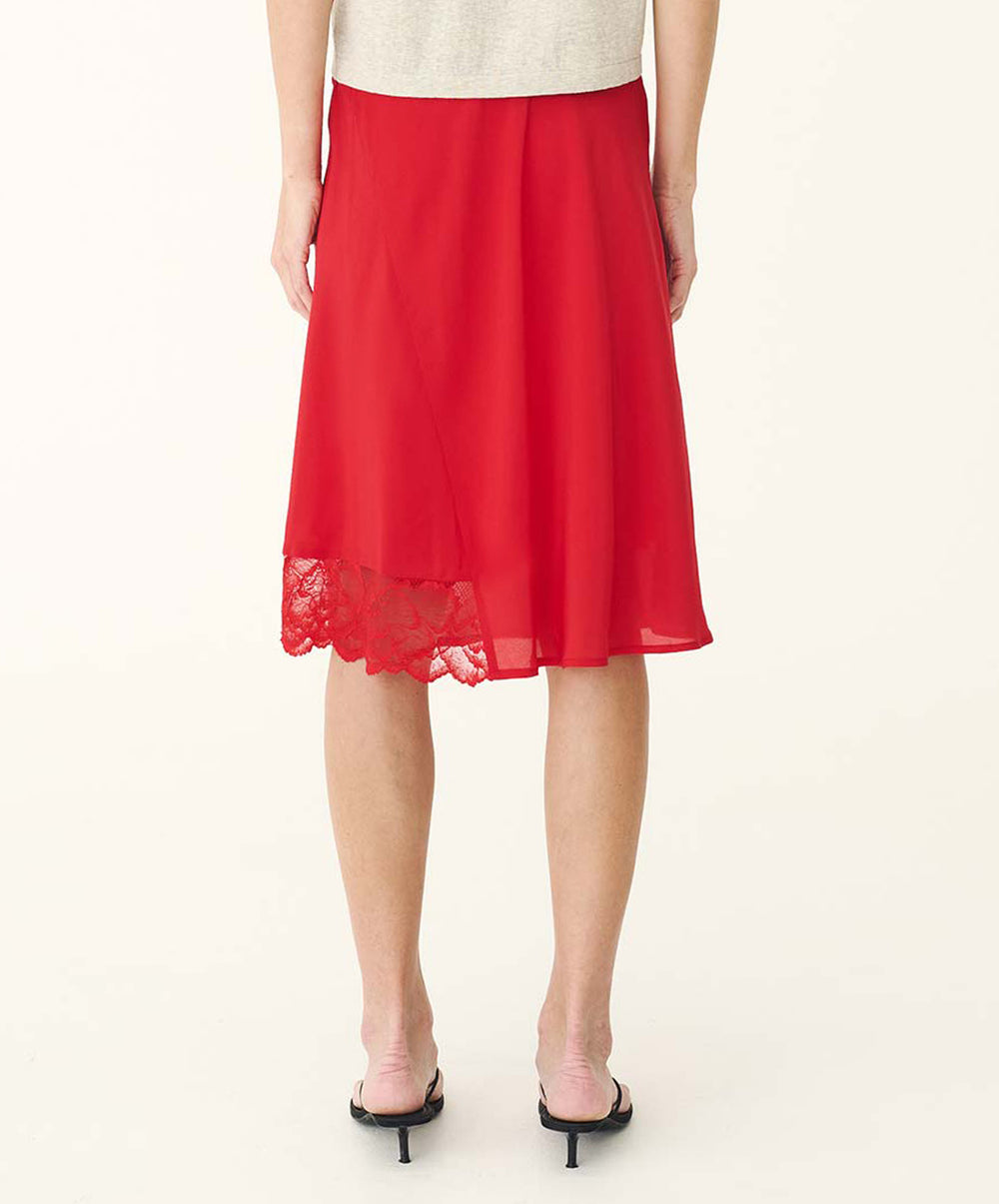 Tessa Silk Midi Skirt