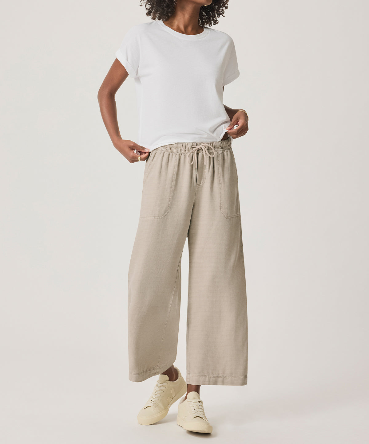 Angie Crop Wide Leg Pant
