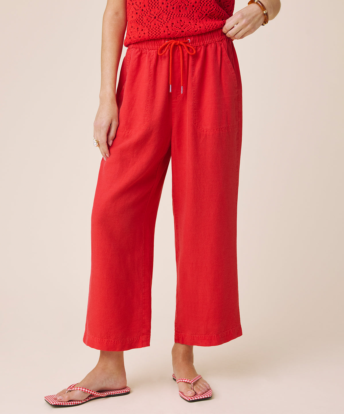 Angie Crop Wide Leg