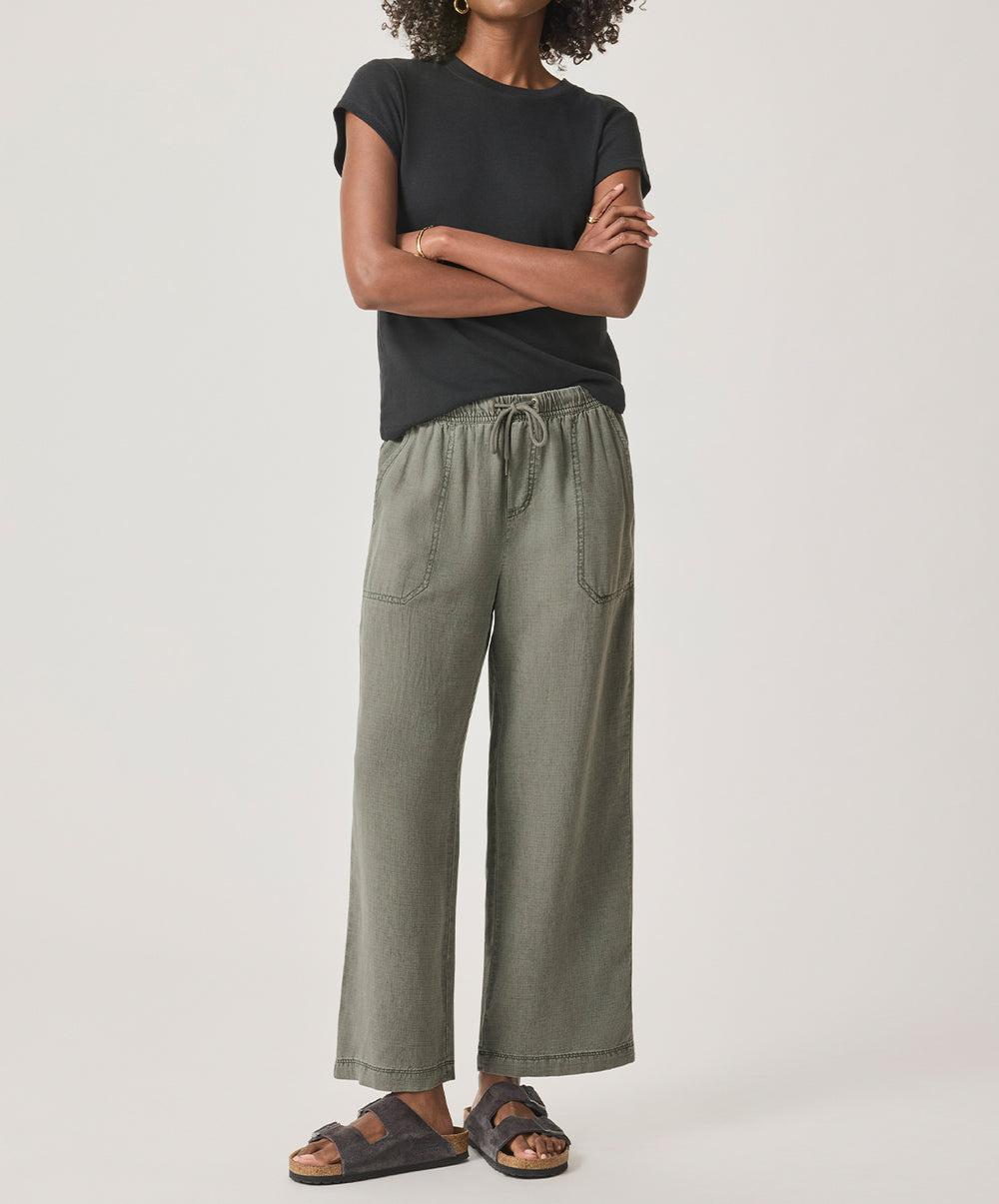 Angie Crop Wide Leg Pant
